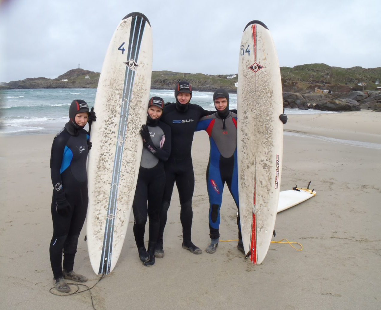 Idrett og friluftsliv på surfing med Stord folkehøgskule
